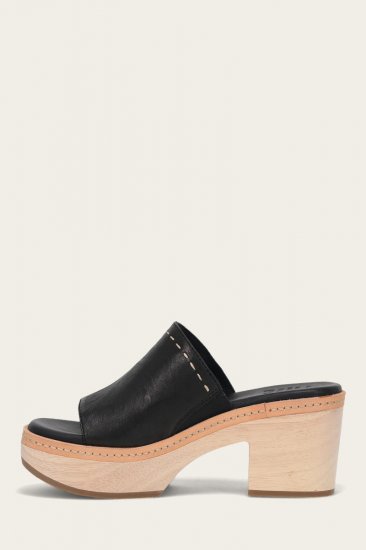 Frye Hazel 2 Slide - Black - Click Image to Close