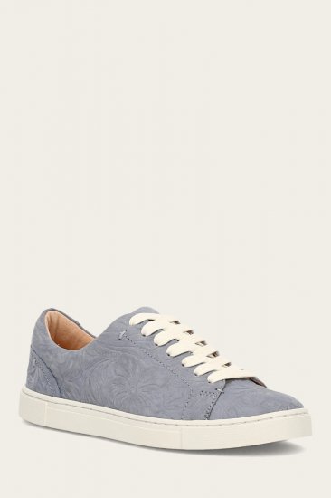 Frye Ivy Low Lace - Steel-blue-floral - Click Image to Close