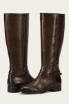 Frye Melissa Belted Tall - Chocolate
