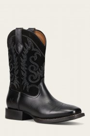 Frye Hauser Deco Stitch - Black-black