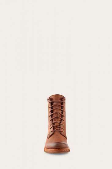 Frye Veronica Combat - Caramel - Click Image to Close