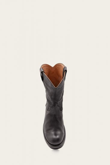Frye Duke Roper - Black - Click Image to Close