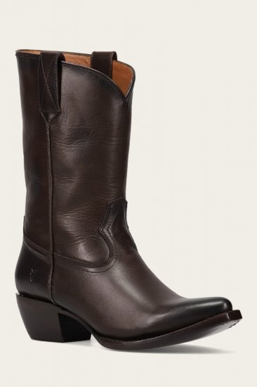 Frye Sacha Mid Pull On - Chocolate - Click Image to Close