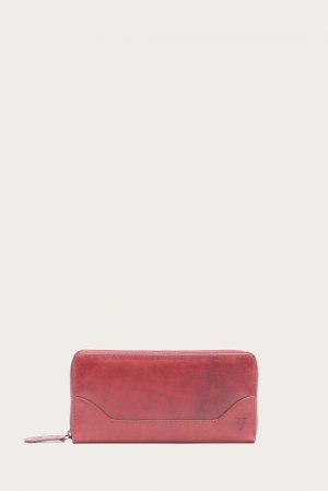 Frye Melissa Zip Around Wallet - Burgundy