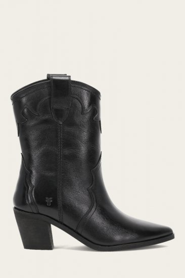 Frye Sara Western Short - Black - Click Image to Close