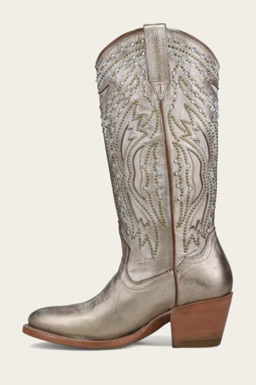 Frye Shelby Studded - Light-gold - Click Image to Close