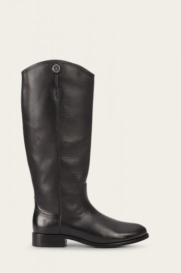 Frye Melissa Button 2 Wide Calf - Black - Click Image to Close