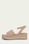 Frye Joy Ankle Strap Platform Sandal - Clay