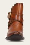 Frye Sacha Multi Strap Bootie - Caramel