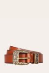 Frye 25MM Logo Western Belt - 25MM Logo Western Belt