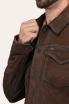 Frye Dark Brown Shacket - Frye Dark Brown Shacket