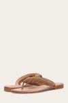 Frye Ava Fringe Sandal - Almond
