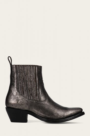 Frye Sacha Chelsea - Dark-pewter - Click Image to Close