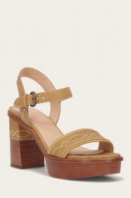 Frye Pipa Woodstock Sandal - Banana