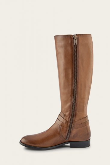Frye Melissa Belted Tall - Dark-taupe - Click Image to Close