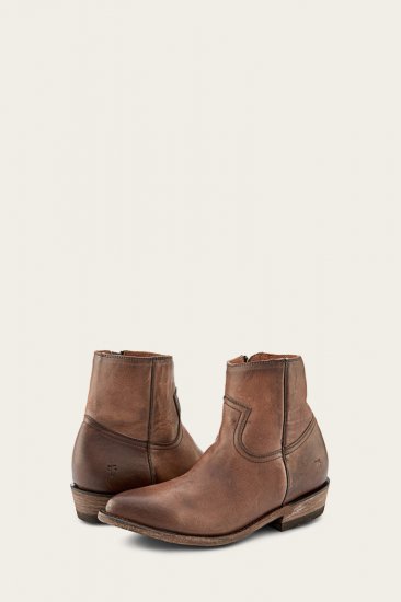 Frye Billy Inside Zip - Stone - Click Image to Close