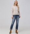 Frye Pointelle Fringe Pullover - Pointelle Fringe Pullover