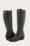 Frye Carson Piping Tall - Black