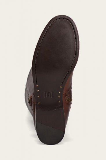 Frye Melissa Belted Tall Wide Calf - Redwood - Click Image to Close