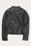 Frye Modern Biker-racer Leather Jacket - Modern Biker-racer Leather Jacket