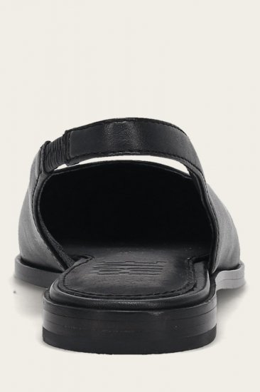 Frye Kenzie Slingback Flat - Black - Click Image to Close