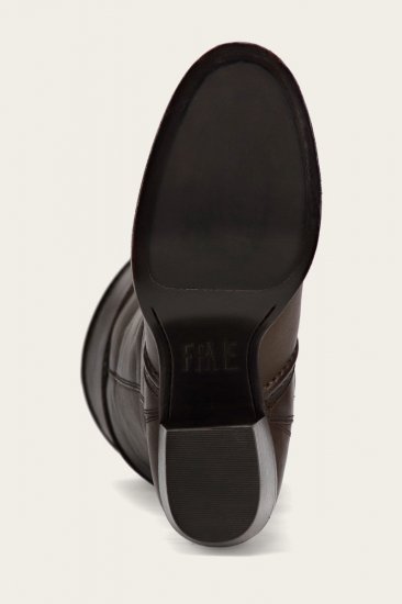 Frye Jean Tall Pull On Wide Calf - Chocolate - Click Image to Close