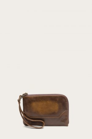 Frye Melissa Wristlet - Dark Brown