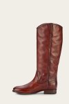Frye Melissa Button 2 Wide Calf - Redwood