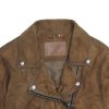 Frye Dark Taupe Biker Jacket - Frye Dark Taupe Biker Jacket