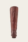 Frye Carson Piping Tall - Redwood