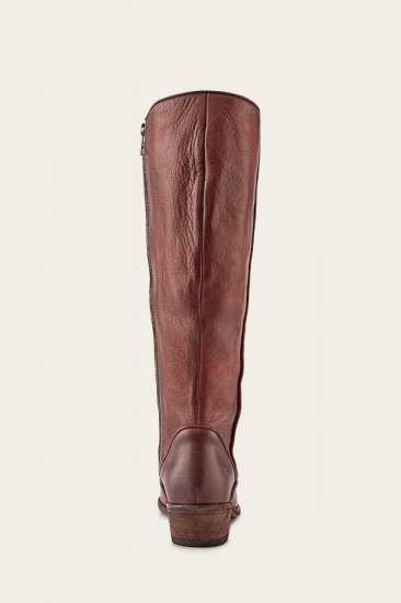 Frye Carson Piping Tall - Redwood - Click Image to Close