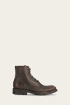 Frye Bowery Lace Up - Antiqued-black