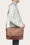 Frye Logan Top Handle - Cognac