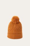 Frye Cable Beanie With Self Pom - Cable Beanie With Self Pom