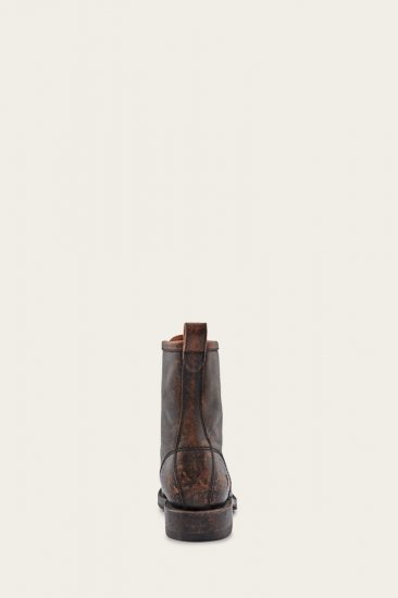 Frye Veronica Combat - Antiqued-black - Click Image to Close