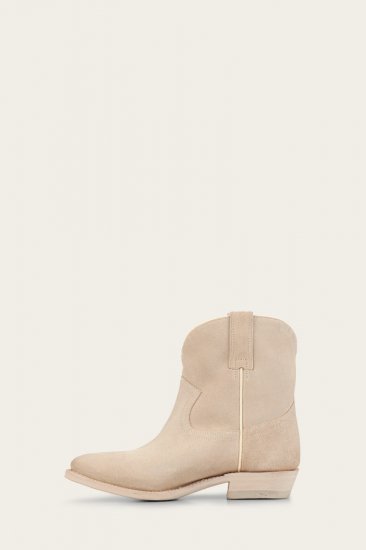 Frye Billy Short - Ivory-suede - Click Image to Close