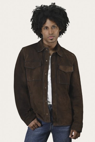 Frye Classic Suede Shacket - Classic Suede Shacket - Click Image to Close
