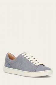 Frye Ivy Low Lace - Steel-blue-floral