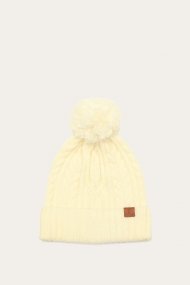 Frye Cable Beanie With Self Pom - Cable Beanie With Self Pom Frye Cable Beanie With Self Pom - Cable Beanie With Self Pom
