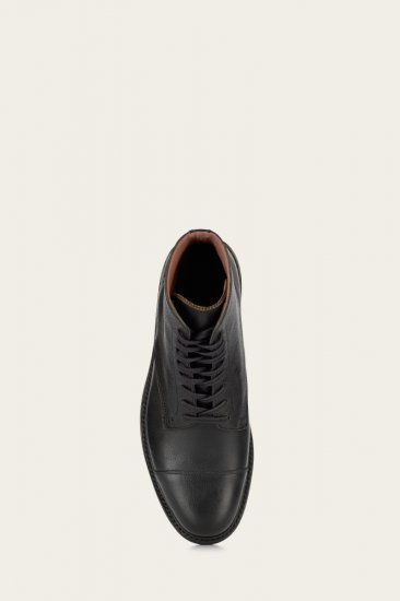 Frye Seth Cap Toe Lace Up - Black - Click Image to Close