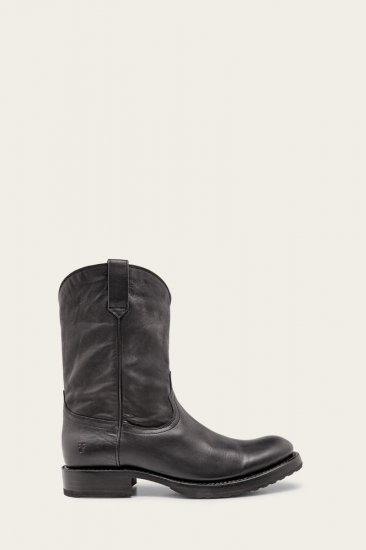 Frye Duke Roper - Black - Click Image to Close