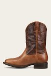 Frye Hauser Logo Stitch - Tan-tobacco