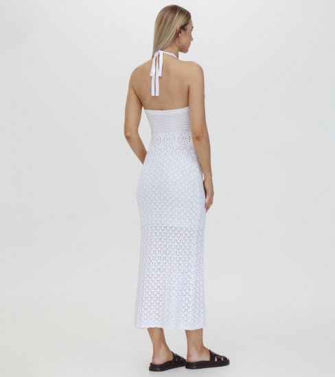 Frye Crochet Maxi Dress - Crochet Maxi Dress - Click Image to Close
