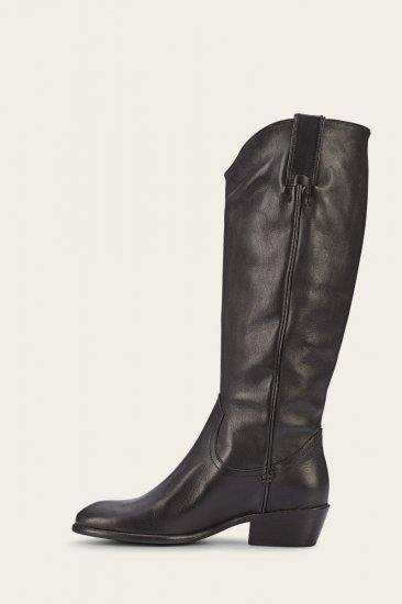 Frye Carson Pull On Wide Calf - Black - Click Image to Close