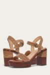 Frye Pipa Woodstock Sandal - Almond