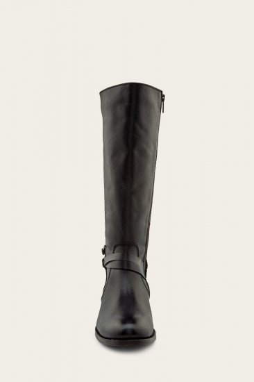 Frye Melissa Belted Tall - Black - Click Image to Close