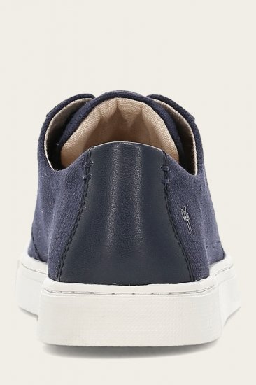Frye Ivy Canvas Low Lace - Navy - Click Image to Close