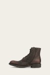 Frye Bowery Lace Up - Antiqued-black