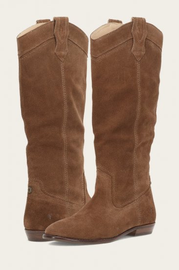 Frye Blair Western Tall - Bark - Click Image to Close