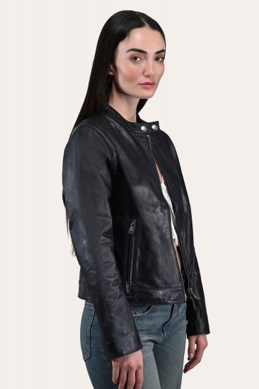 Frye Tobacco Cafe Racer Jacket - Frye Tobacco Cafe Racer Jacket - Click Image to Close